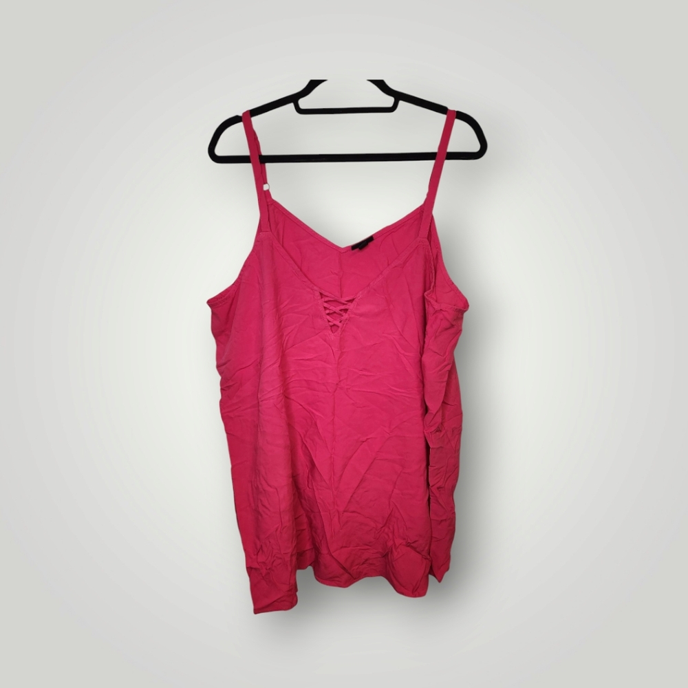 Torrid size 2 pink Sophie Challis Lattice Cami